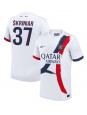 Billige Paris Saint-Germain Milan Skriniar #37 Bortedrakt 2024-25 Kortermet